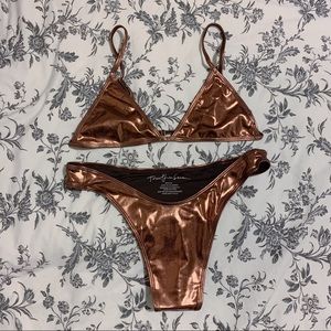 Bronze Jordan Top & Kenzie Bottoms Bikini Set